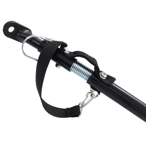 Herramienta de remolque de acero para un solo vehículo, remolque de bicicleta de carga plegable con cubo de camión de carga montado en la parte trasera para ciclismo al aire libre - Product Image 5