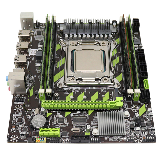 New Intel X79G X79 Motherboard Set with LGA2011 Combos Core I7 CPU 16GB DDR4 ECC Memory Desktop Integrated Graphics