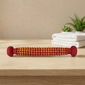 Rodillo de madera para masaje de pies, el mejor masajeador manual para pies, para alivio del dolor, relajación, cuidado de la salud, terapia de acupresión K Star - Product Image 4