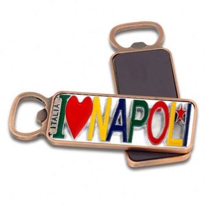 Custom Logo Naples Magnets Round Tin Plate Souvenir Napoli <b>Fridge</b> Magnet - Product Image 6