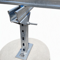 Supports de contrepoids solaires personnalisés pour toitures en béton – Installation sans perçage ni fuites – Pièces et structure d'installation de panneaux solaires