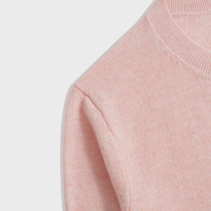 TOWNKANA Kardigan Rajut Wol Edisi Reguler Lengan Panjang Kerah O Warna <span class=keywords><strong>Pink</strong></span> Hot Stamping untuk Wanita - Product Image 5