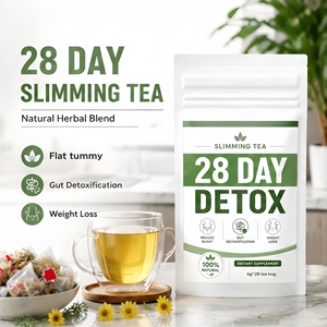 Thé Détox Minceur 28 Jours, Thé Ventre Plat, Brûleur de Graisse Naturel à Base de Plantes, Thé pour Perdre du Poids, 6g*28 Sachets de Thé Prêts à Expédier - Product Image 2