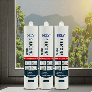 DL880 Sellador neutro <span class=keywords><strong>inodoro</strong></span> Fórmula antihongos Adhesivo transparente de un componente duro para embalaje de transporte - Product Image 2