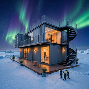 Nouvelle Conception Tendance : Maison Conteneur Isolée Extensible de 20 pieds, Facile à Construire pour Stockage Extérieur - Solution Durable pour Habitation Commerciale - Product Image 1