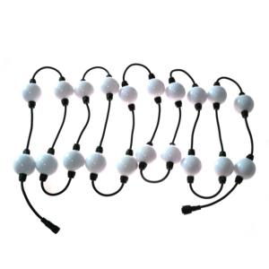 SHIJI 어드레서블 전문가용 맞춤형 RGB 360도 장식 직경 50mm 풀 컬러 방수 3D LED 픽셀 볼 조명 - Product Image 4