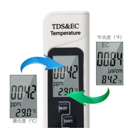 Stylo de test de la qualité de l'eau TDS, 3 en 1, pour tester la pureté de l'eau, compteur EC, Celsius Fahrenheit, 2020