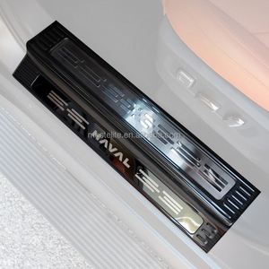 Thiết kế mới xe nội thất thép không gỉ cửa sill tấm cửa sill <span class=keywords><strong>TRIM</strong></span> cho haval H9 phụ kiện <span class=keywords><strong>2025</strong></span> - Product Image 1