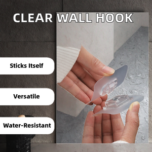 Strong Double-Sided Adhesive Transparent Sucker <strong>Wall</strong> Hook Foldable Heavy-Duty <strong>Storage</strong> <strong>Rack</strong> for Kitchen Bathroom Tools - Product Image 2