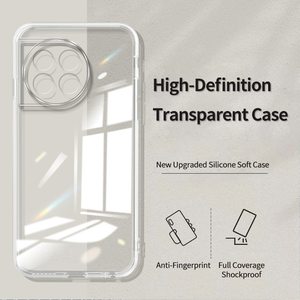 Coques de téléphone portable en silicone liquide transparent, souples et antichoc, en vente en ligne à prix réduit <span class=keywords><strong>pour</strong></span> OnePlusACE2 - Product Image 1
