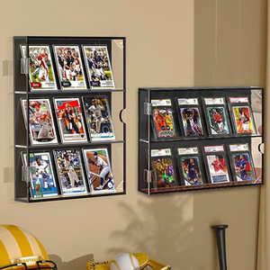 Trong suốt Acrylic Bộ sưu tập thẻ hiển thị giá Bóng Rổ Giao dịch thẻ hiển thị tủ khung ảnh trường hợp - Product Image 2