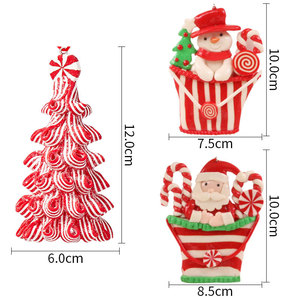 Decorazioni natalizie argilla morbida babbo <span class=keywords><strong>natale</strong></span> piccola <span class=keywords><strong>immagine</strong></span> decorazioni appese decorazioni per l'albero <span class=keywords><strong>di</strong></span> <span class=keywords><strong>natale</strong></span> - Product Image 6
