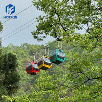 Système de téléphérique touristique pour site panoramique de montagne, téléphérique aérien pour passagers, gondole, ascenseur intérieur/extérieur, marque HOTFUN