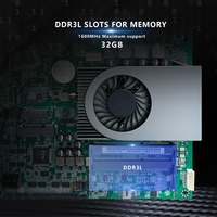 Intel Core I3-8130U Dual-core Quad-threaded DDR3L 32GB SATA M.2 Mini-PCIe Slot HD VGA Desktop Motherboard dengan CPU Onboard
