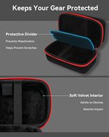Étui de démarrage rapide EVA avec coque Oxford 1680D et doublure en velours, sac de rangement protecteur pour chargeur de batterie de voiture