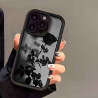 Coques de Téléphone Antichoc Luxe Fleurs pour iPhone 17 Air 16 15 Plus Pro Max 14 13 12 11 X – Protection Arrière Anti-chute
