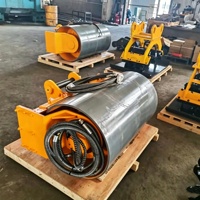 Compacteur vibrant hydraulique robuste monté sur excavatrice pour la réparation routière