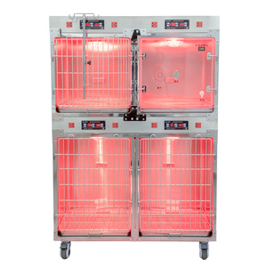 Venta caliente veterinaria ICU jaula <span class=keywords><strong>canil</strong></span> UAI aislamiento oxígeno calentado 02 Cámara infrarrojos calefacción jaula bancos <span class=keywords><strong>para</strong></span> clínicas veterinarias - Product Image 1