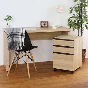 Shirai Solid Modern MDF Laptop Desk <b>Work</b> <b>Station</b> with Drawer Card Slot Moveable Office Furniture - Product Image 4