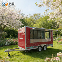 Remorque de cuisine pour restauration rapide, camion de restauration mobile, camion de café, remorque de boulangerie, remorques de concession alimentaire