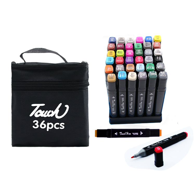 Factory Wholesale Student Painting Alcohol Marker Ketching Oil Ink Manga Drawing School Acrylic Marker Pens For Art Supplies
