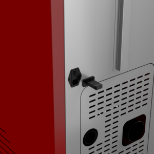 Stufa a Pellet WiFi Portatile dal Design Moderno, Caminetto Indipendente in Metallo con Telecomando e Accessori Inclusi - Product Image 4