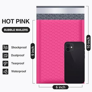 Pink <b>Color</b> Bubble Mailers for Mailing Packaging Small Business <b>Envelopes</b> for Clothes Makeup Ship Manufacturer Price - Product Image 4