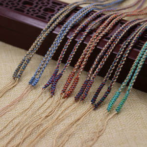 שרשרת יהלומים בסגנון אתני tibetan בעבודת יד חבלים תליונים חבלים שרשרת חבל קלוע - Product Image 1