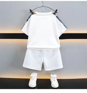 Traje de Verano para Niños, Nuevo Estilo, Traje de Pantalones Cortos de Manga Corta para Niños - Product Image 2