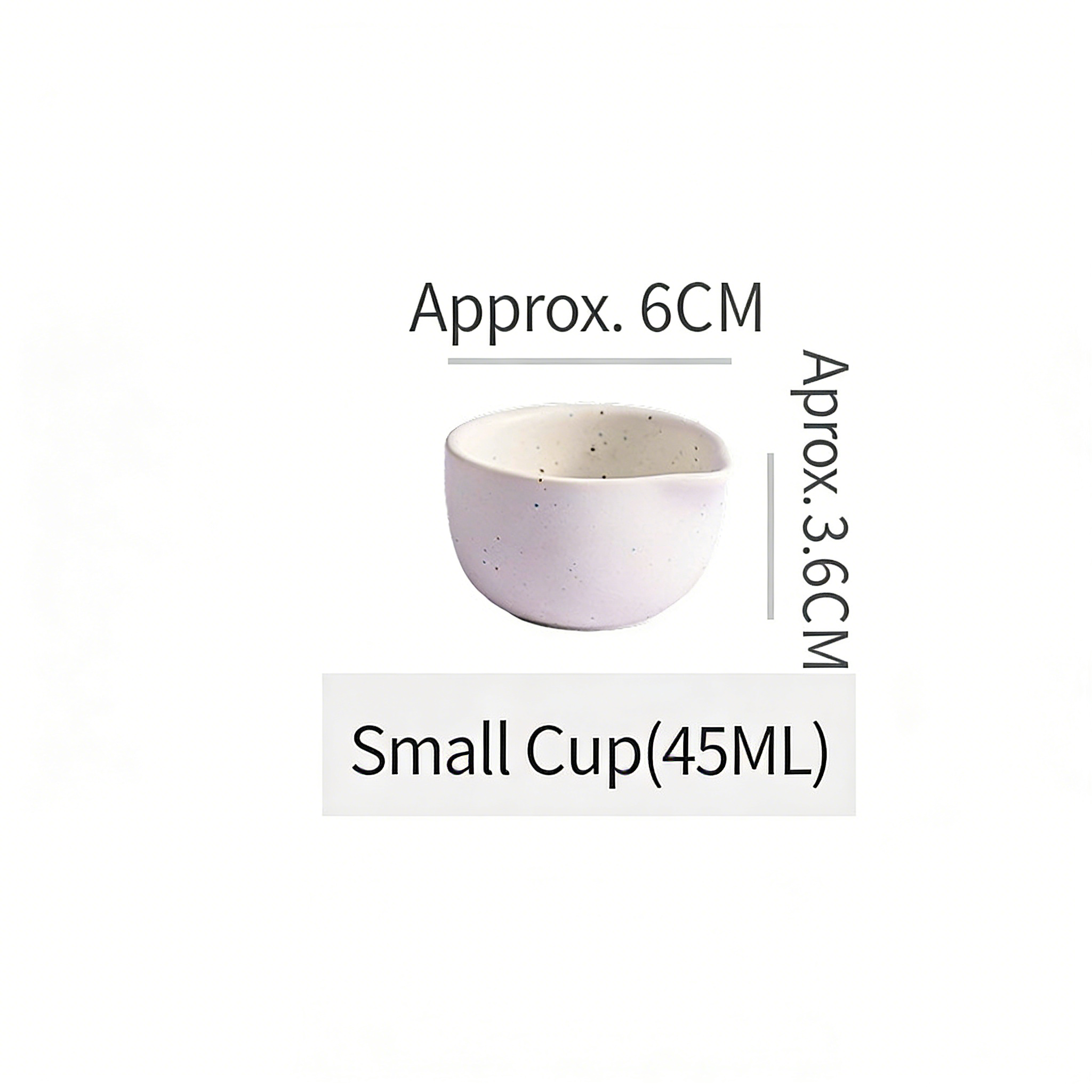 ถ้วยซอสปากตรง