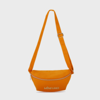 MINFUNG Sac banane vintage unisexe portable en toile souple antivol avec fermeture éclair, couleur unie, pour loisirs, vente en gros