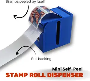 New Design USA Stamp Roll Dispenser Holder For A Roll Of 100 Forever Stamps Holder For 2023 Stamps Postage Forever Roll Of 100