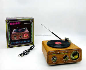 Altavoz con Forma de Disco de Vinilo Retro ELETREE MD-1317BT, Regalo de Audio Atómico, <span class=keywords><strong>Radio</strong></span> AM FM SW Inalámbrica BT - Product Image 2