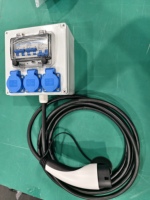 Nouvel Arrivage Adaptateur V2L 6kW Type 2 avec RCD et MCB 16A – Prise d'alimentation portable pour VE, idéale pour le camping et les situations d'urgence à domicile