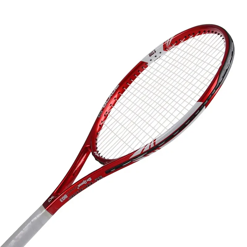 Китайский стиль красный цвет 1 корпус для тенниса для взрослых играть на заказ Высокое качество 27 дюймов Одиночная теннисная ракетка