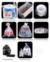 Machine à sacs poubelles plats DBZD-P600 avec PLC et moteur pour le thermoscellage de films plastiques imprimés/non imprimés
