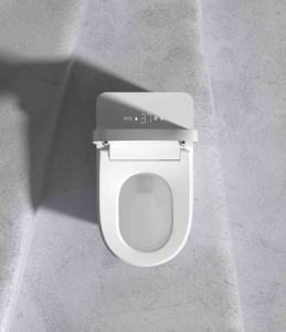 Inodoro Inteligente <span class=keywords><strong>MONDI</strong></span> de Pie con Sifón en S, Asiento de Cerámica con Calentamiento Instantáneo, Doble Descarga y Control Remoto - ¡Oferta Especial! - Product Image 6