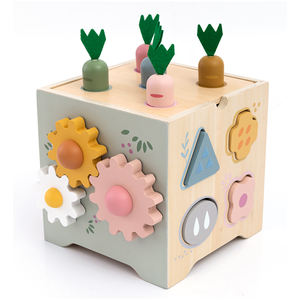 Cubo de Actividades Multifuncional de Madera - Juguete Educativo Montessori para Niños de 5 a 7 Años, Diseño Inteligente - Product Image 4