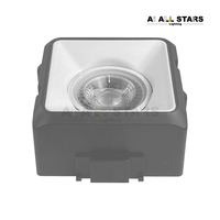 Plafonnier en tissu tendu, éclairage GU10, downlight anti-éblouissement, boîtier en plastique ABS, downlight GX53 MR16, boîtier de projecteur LED
