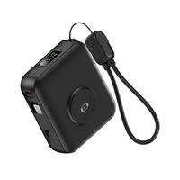 Banque d'alimentation portable mini avec affichage numérique 10000 mAh, charge rapide