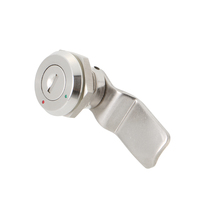 Serrure à came en acier inoxydable MS705-3E Quarter Cam Turn Lock Serrure d'armoire avec clé