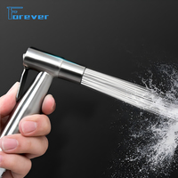 Vente chaude noir toilette compagnon ménage toilette pistolet 304 acier inoxydable femme laveuse vadrouille piscine chasses toilette