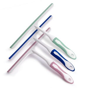 Tergivetro per <span class=keywords><strong>Doccia</strong></span> <span class=keywords><strong>S</strong></span>-2 Eco-Friendly con Manico in Plastica TPR, 25x24cm, per Pulizia Vetri e Finestre del Bagno, Multiuso - Product Image 6