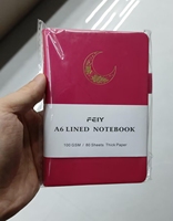 Petit agenda A6, couverture rigide en cuir PU, avec bande élastique, journal, agenda personnalisé pour le bureau, l'école, la promotion des entreprises