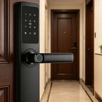 Serrure de porte intelligente à empreinte digitale, compatible avec le corps de serrure à languette unique, pour la maison, directement de l'usine