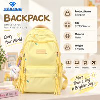 Sac à dos OEM mignon pastel multi-poches grande capacité pour adolescentes, idéal pour l'école et le quotidien