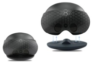 Étui de protection pour casque VR 2/Pro, ensemble combo 2-en-1 noir avec plastique ABS et installation facile