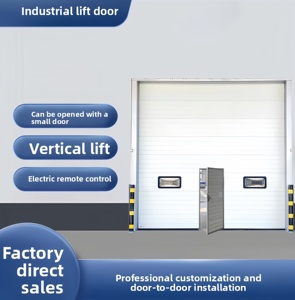 <span class=keywords><strong>Porta</strong></span> Industriale Automatica Personalizzata con Isolamento Termico, Sollevamento Verticale e Scorrimento, Antifurto in Acciaio <span class=keywords><strong>per</strong></span> Fabbriche e Magazzini - Product Image 1