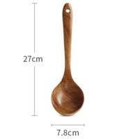 Ensemble d'ustensiles de cuisine en bois 2026 avec logo personnalisé, ustensiles de cuisine, ensemble de couverts