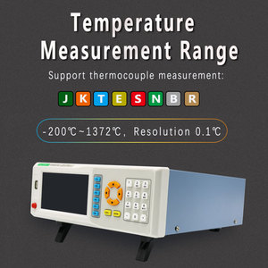 Detector de Temperatura Multicanal ET3916, Rango de Medición de Temperatura -200~1372 °C, Resolución 0.1, Registrador de Temperatura - Product Image 4